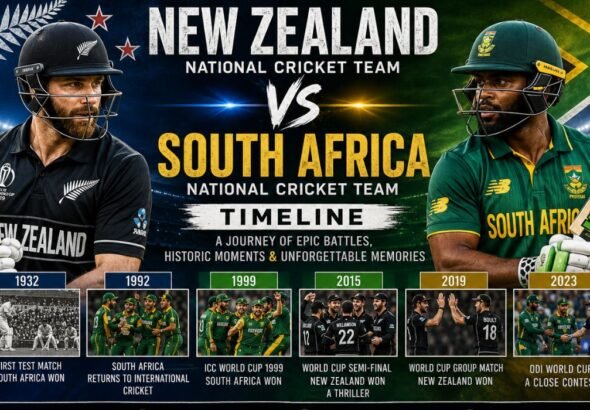 New Zealand National Cricket Team vs South Africa National Cricket Team Timeline