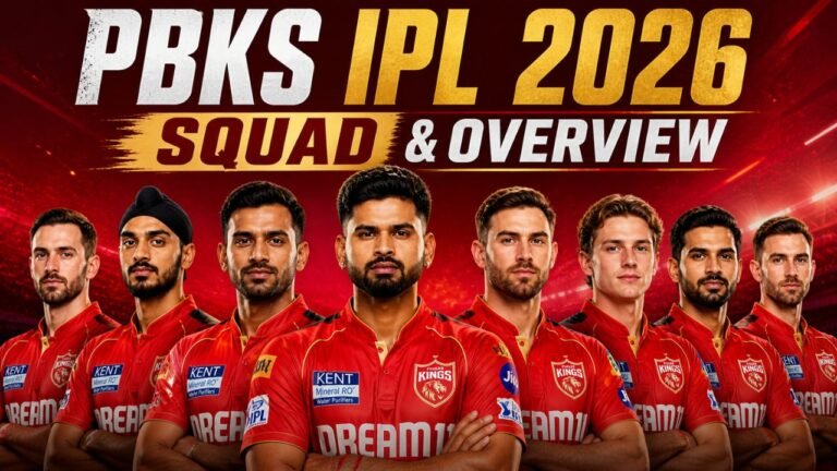 Punjab Kings | PBKS IPL 2026 Squad & Overview