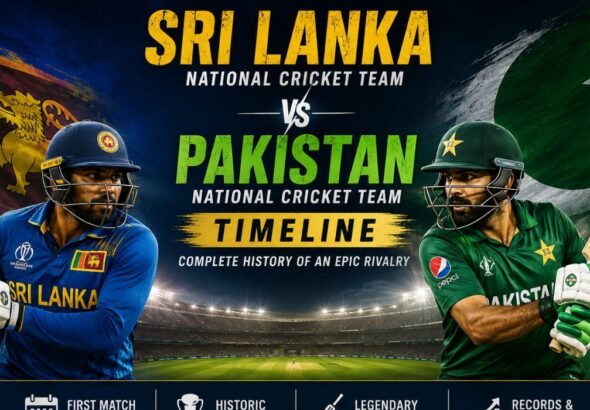 Sri Lanka National Cricket Team vs Pakistan National Cricket Team Timeline