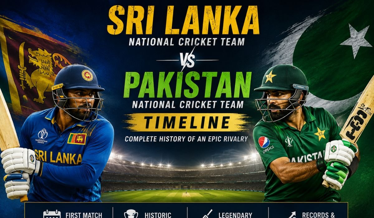 Sri Lanka National Cricket Team vs Pakistan National Cricket Team Timeline