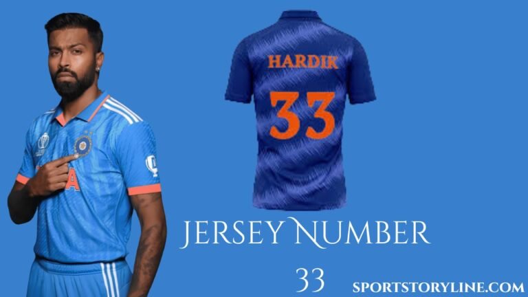 Hardik Pandya Jersey Number: Why Does Hardik Pandya Wear Number 33?