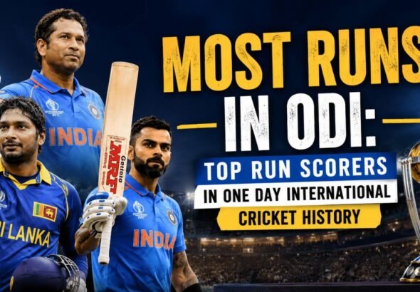 Most Runs in ODI: Top Run Scorers in One Day International Cricket History