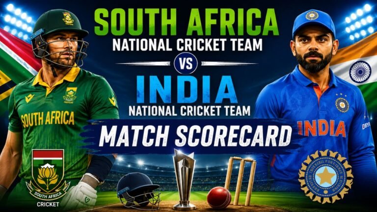 South Africa National Cricket Team vs India National Cricket Team Match Scorecard