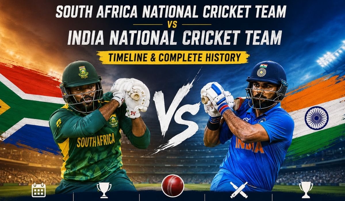 South Africa National Cricket Team vs India National Cricket Team Timeline