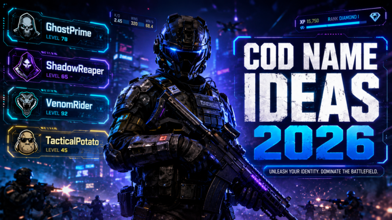 Funny COD Names and Funny CODM Usernames List