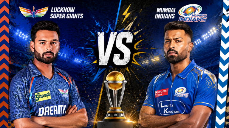 Lucknow Super Giants vs Mumbai Indians Timeline