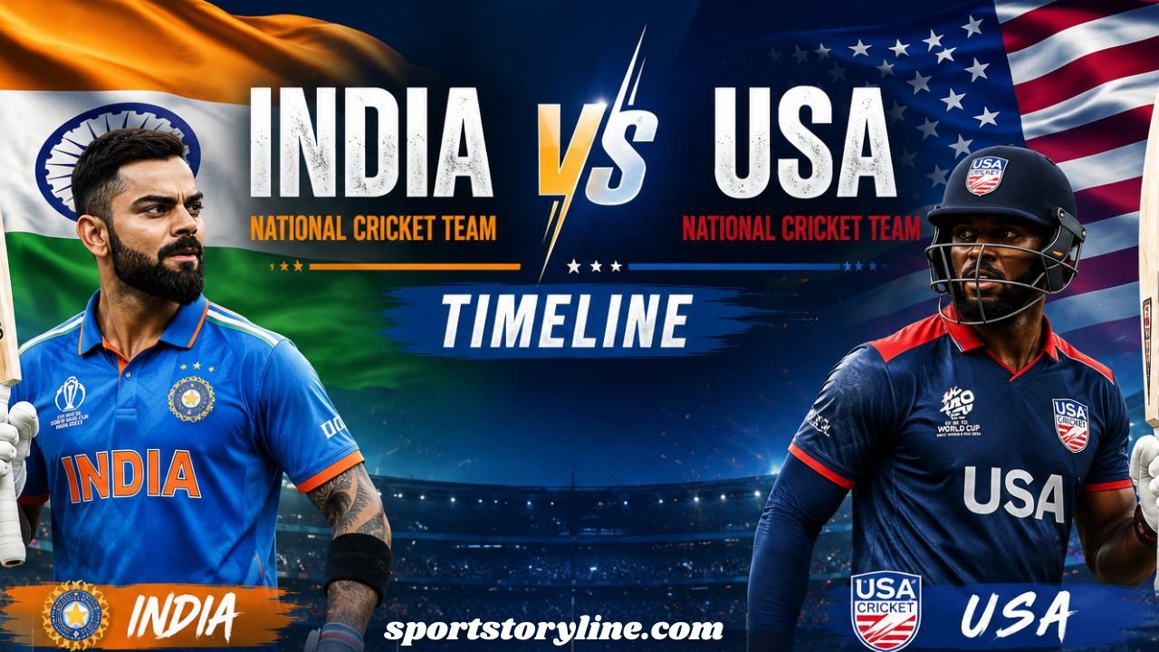 India National Cricket Team vs United States National Cricket Team Timeline