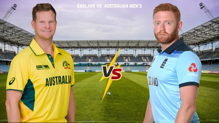 England Cricket Team vs Australian Men’s Cricket Team Timeline
