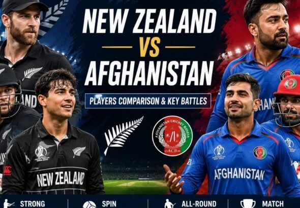 New Zealand National Cricket Team vs Afghanistan National Cricket Team Players