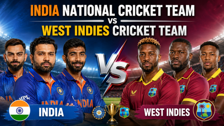 India National Cricket Team vs West Indies Cricket Team Players