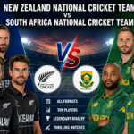 New Zealand National Cricket Team vs South Africa National Cricket Team Players