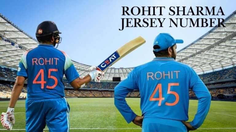Rohit Sharma Jersey Number: Why He Wears 45