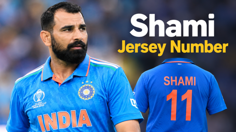 Shami Jersey Number: Why Mohammed Shami Wears No. 11