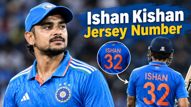 Ishan Kishan Jersey Number: The Story Behind 32