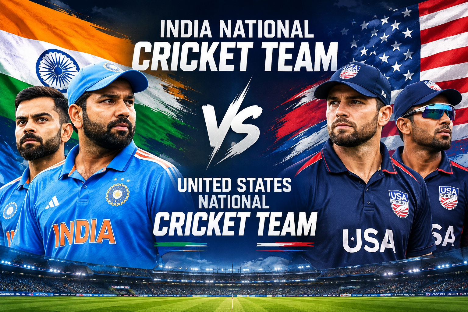 India National Cricket Team vs United States National Cricket Team Timeline