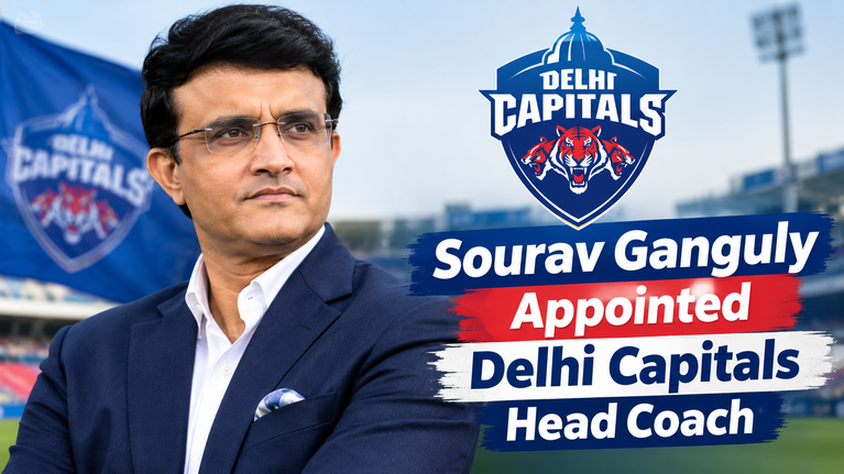 Sourav Ganguly Appointed Delhi Capitals Head Coach for IPL 2027